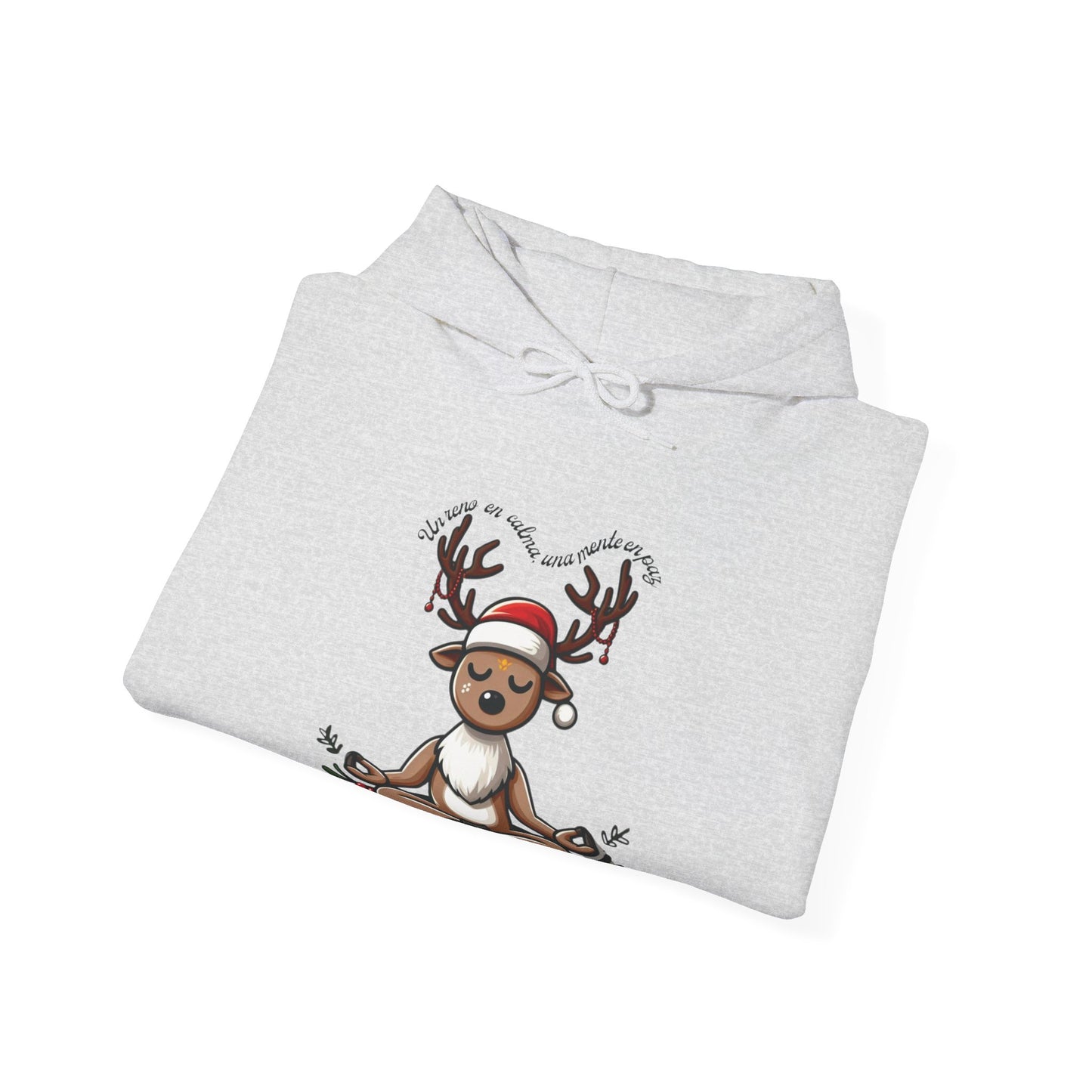 Meditating Reindeer Hoodie.