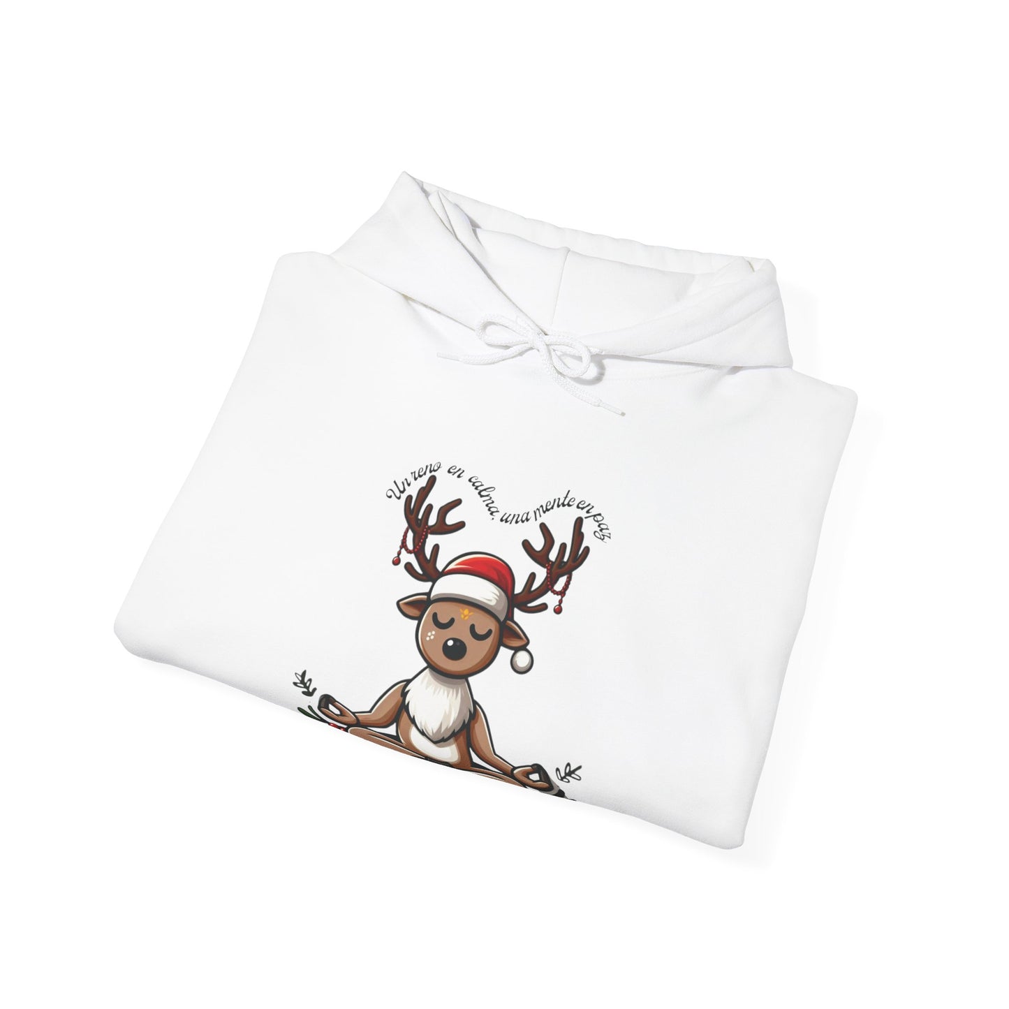Meditating Reindeer Hoodie.