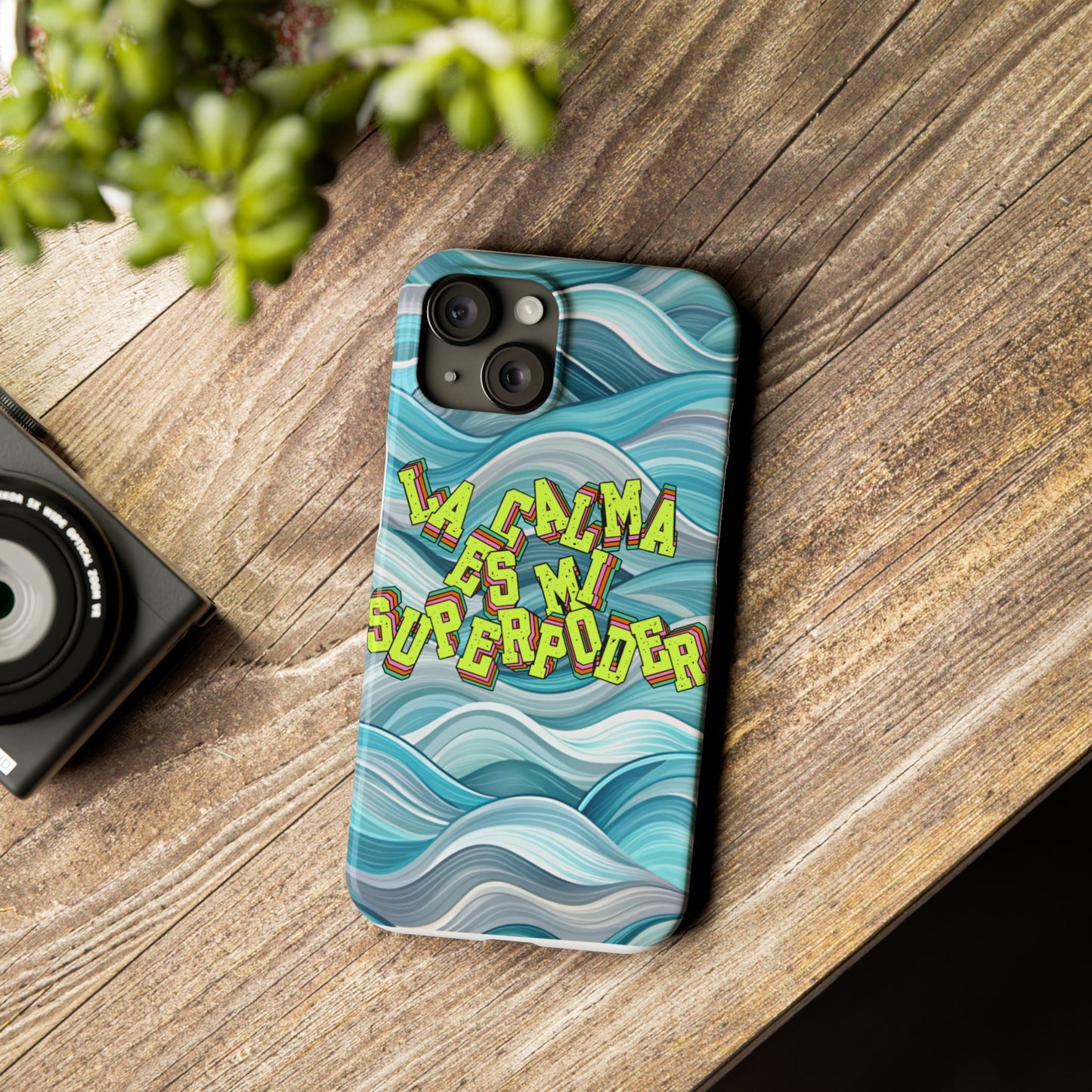 La Calma es mi Superpoder, Slim Phone Cases