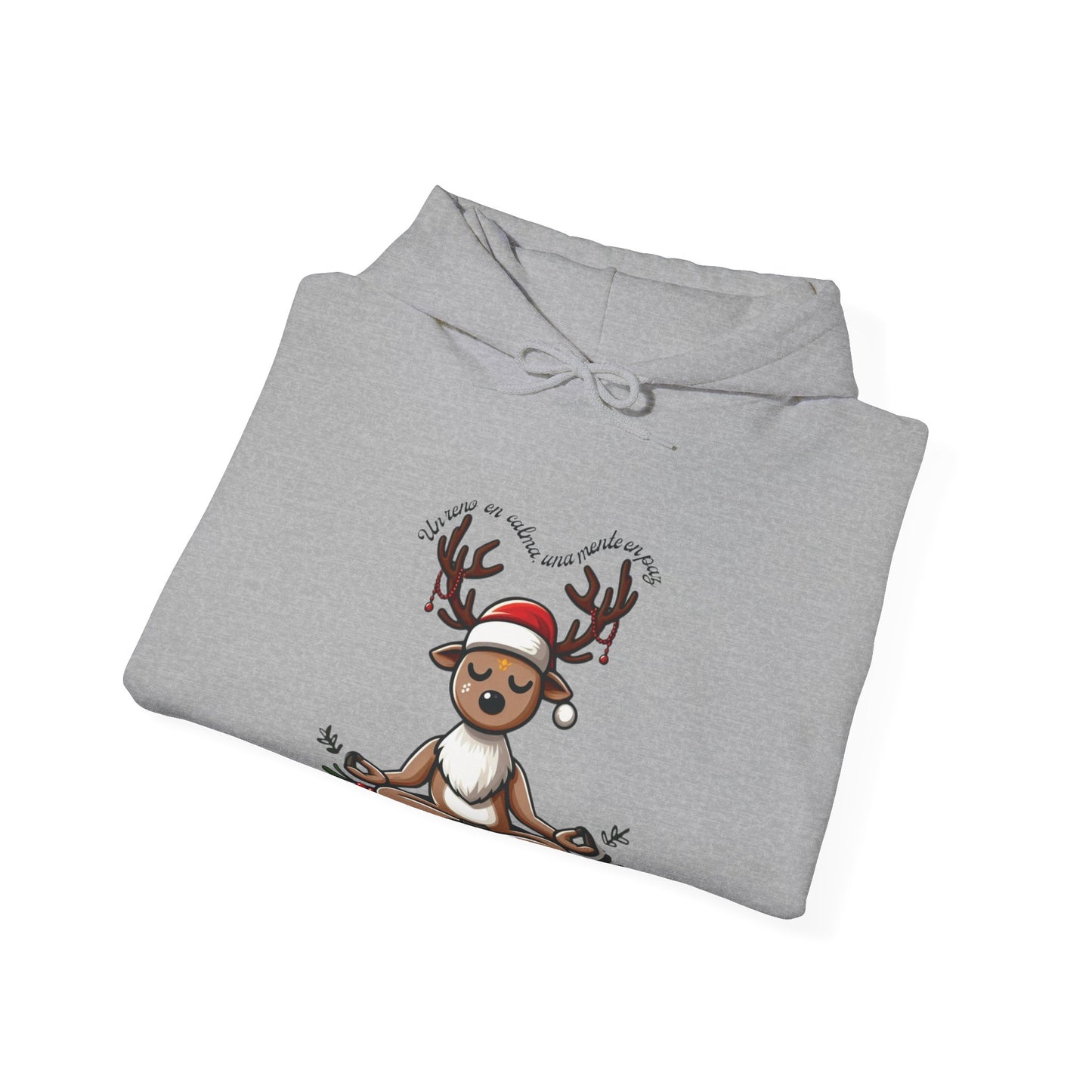 Meditating Reindeer Hoodie.