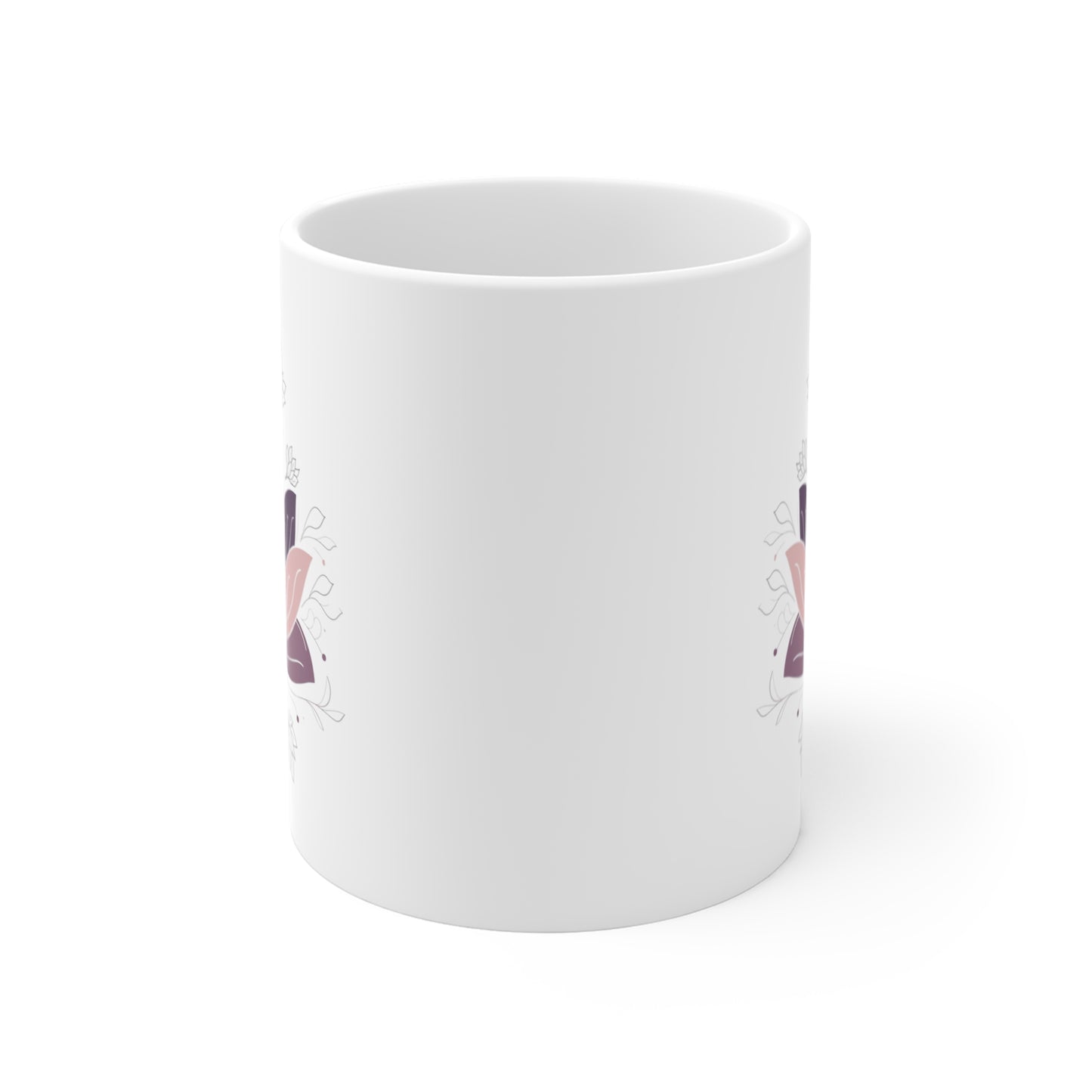 Serenidad en Cada Sorbo, Mug 11oz, Flor de Loto
