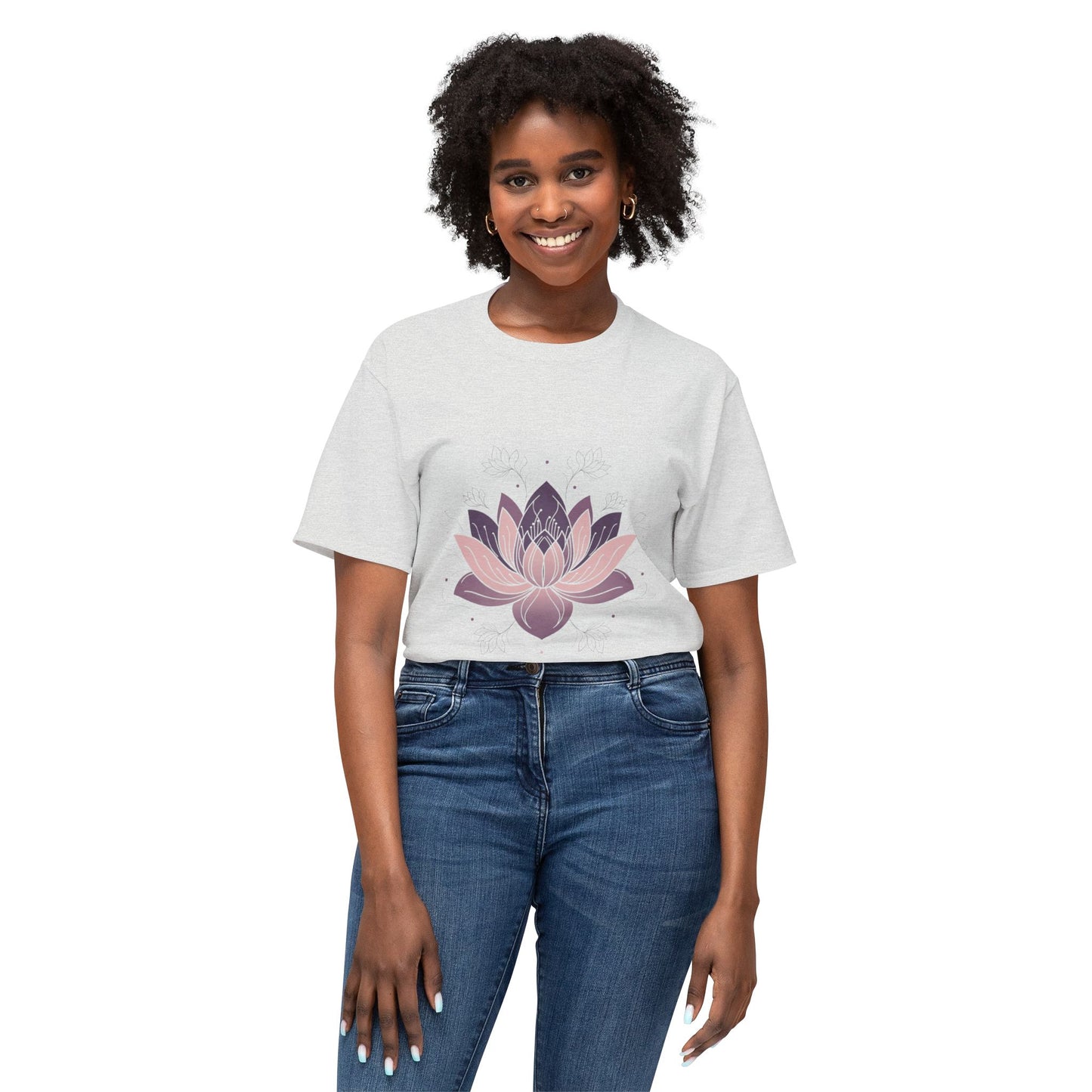 Cotton T-shirt, Lotus Flower