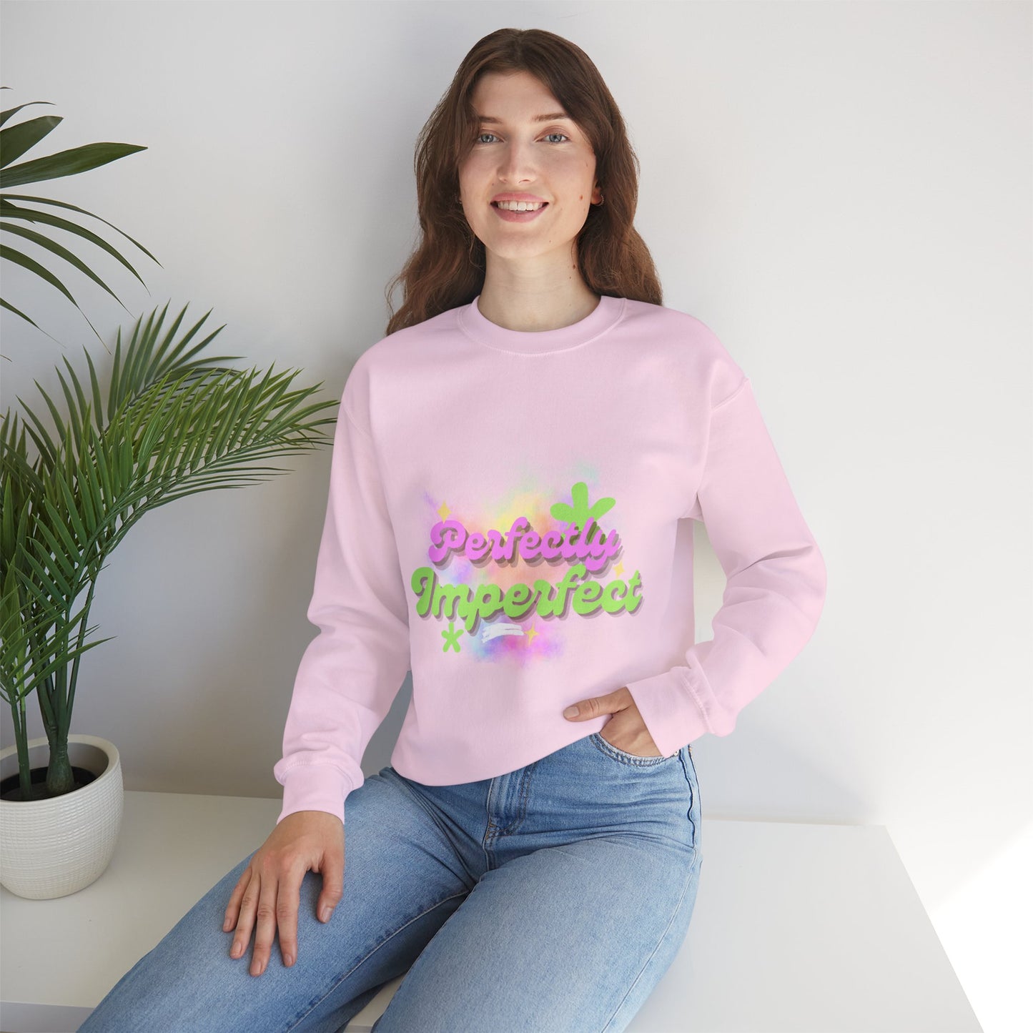 Perfectly Imperfect, Crewneck Sweatshirt