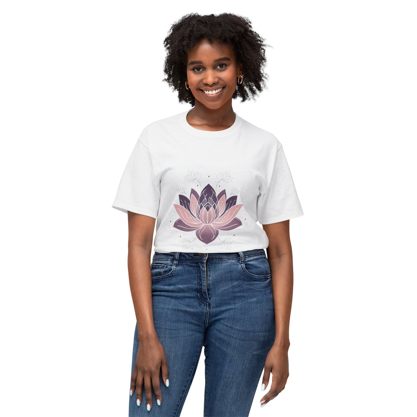 Cotton T-shirt, Lotus Flower