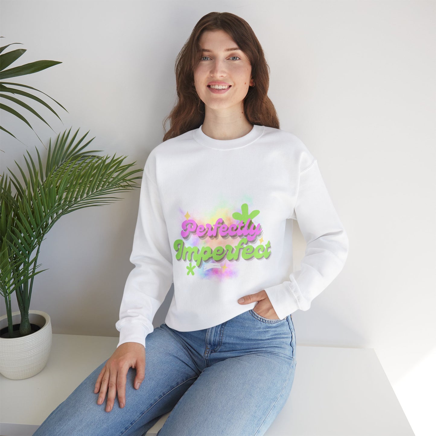 Perfectly Imperfect, Crewneck Sweatshirt