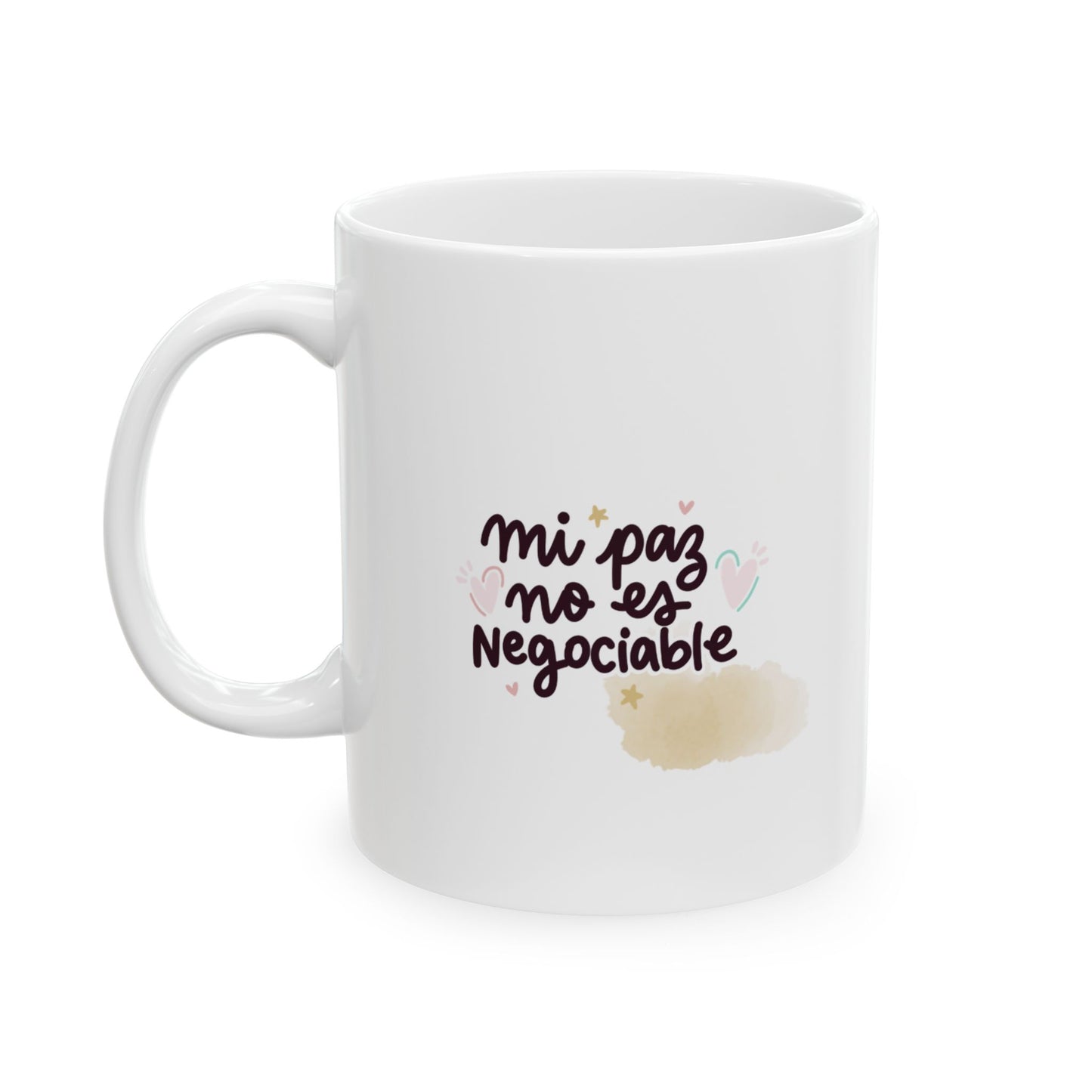 Mi Paz no es Negociable | Taza de Cerámica Inspiradora