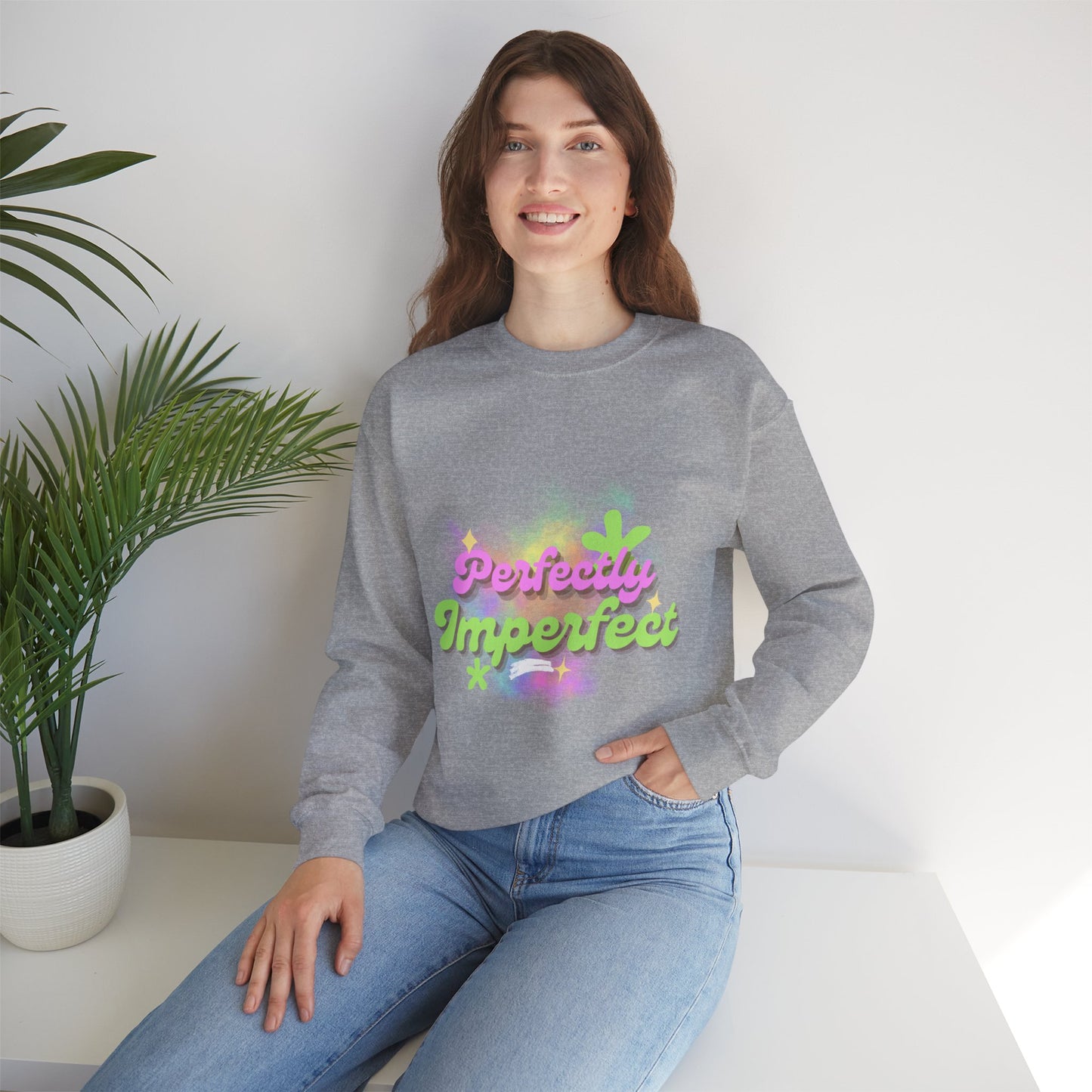 Perfectly Imperfect, Crewneck Sweatshirt