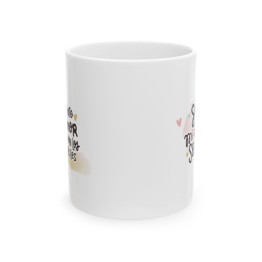 Merezco Ser Feliz | Taza de Cerámica Inspiradora