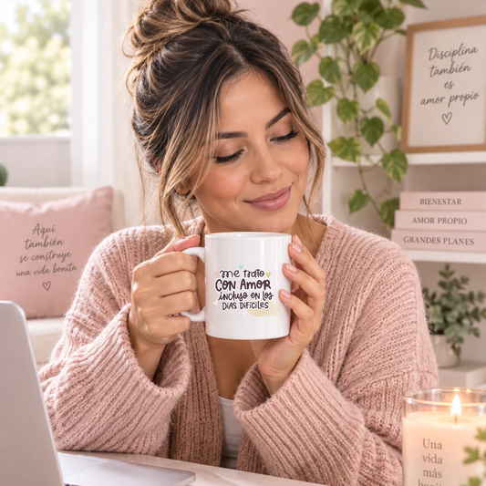 Me Trato con Amor | Taza de Amor Propio