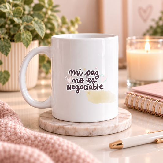 Mi Paz no es Negociable | Taza de Amor Propio