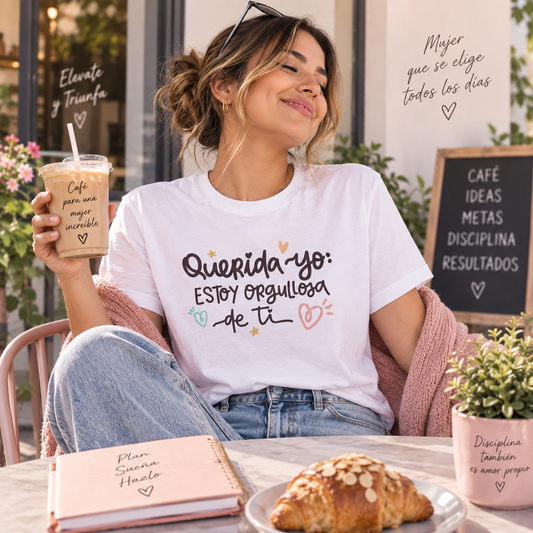 Querida Yo, Estoy Orgullosa de Ti | Camiseta de Amor Propio