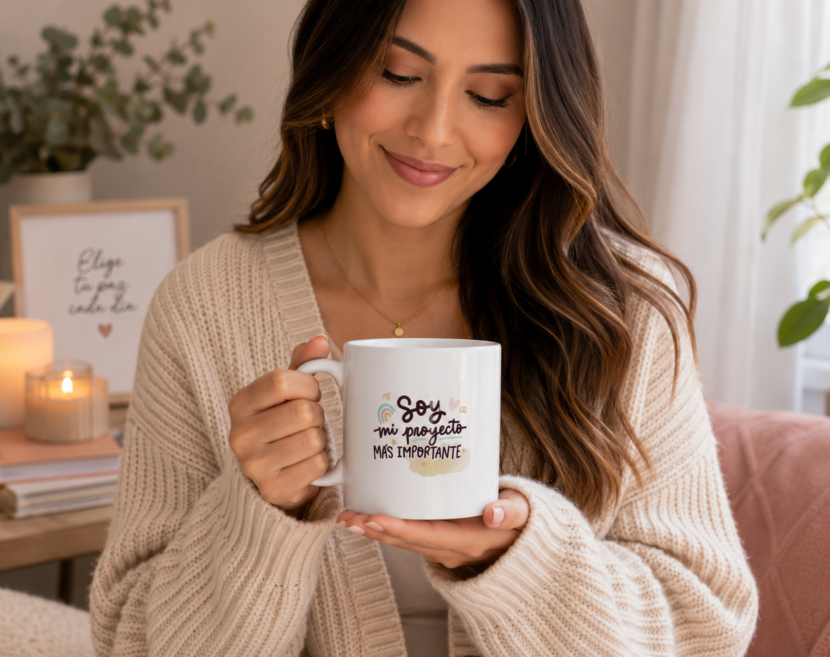 Soy mi Proyecto más Importante | Taza de Cerámica Inspiradora